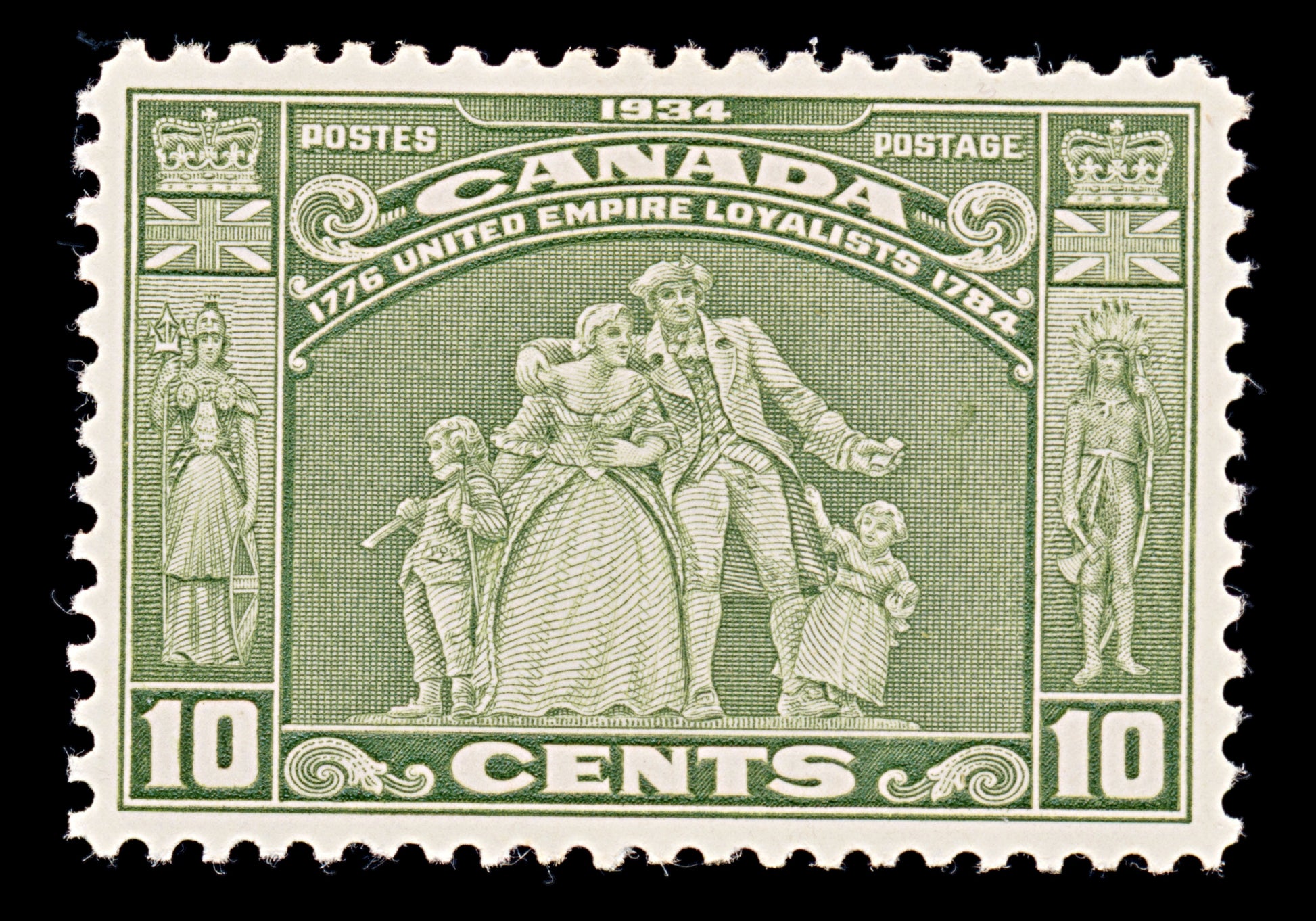 7900: Canada SG333 10c Olive green 1934 Sc#209 Mi176 Mint MH C£45