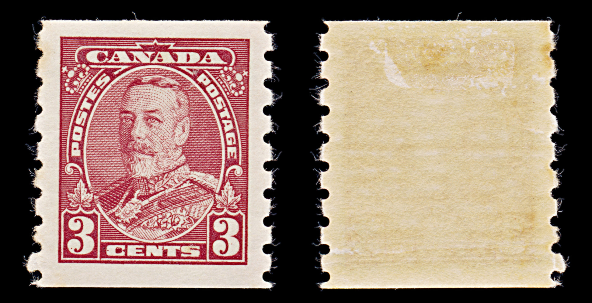 7903: Canada SG354 3c Scarlet 1935 Sc#230 Mi186D Mint MH C£9