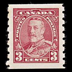 7903: Canada SG354 3c Scarlet 1935 Sc#230 Mi186D Mint MH C£9, view 3