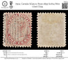 7904: Canada SG29 1c Rose 1859 Sc#14 Mi10 Used C£55