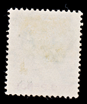 7909: Gibraltar SG58a 2d Carmine & Grey green 1907 Mi49y USed C£19
