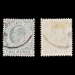 7912: Gibraltar SG68 2d Grey 1910 Sc#53 Mi58 Used C£14, view 1