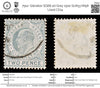 7912: Gibraltar SG68 2d Grey 1910 Sc#53 Mi58 Used C£14