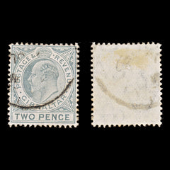 7912: Gibraltar SG68 2d Grey 1910 Sc#53 Mi58 Used C£14, view 2