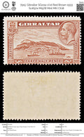 7915: Gibraltar SG111a 1½d Red Brown 1933 Sc#97a Mi97B Mint MH C£18