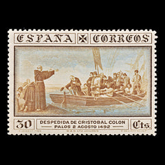 7918: Spain SG602 30c Brown & Blue 1930 Sc#427 Mi511 Mint MH C£12, view 3