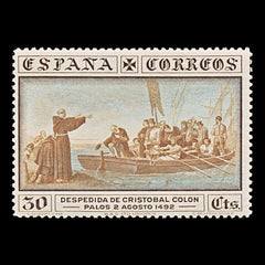 7919: Spain SG602 30c Brown & Blue 1930 Sc#427 Mi511 Mint MH C£12, view 3