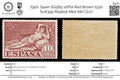 7920: Spain SG569 10Pta Red Brown 1930 Sc#399 Mi480A Mint MH C£17