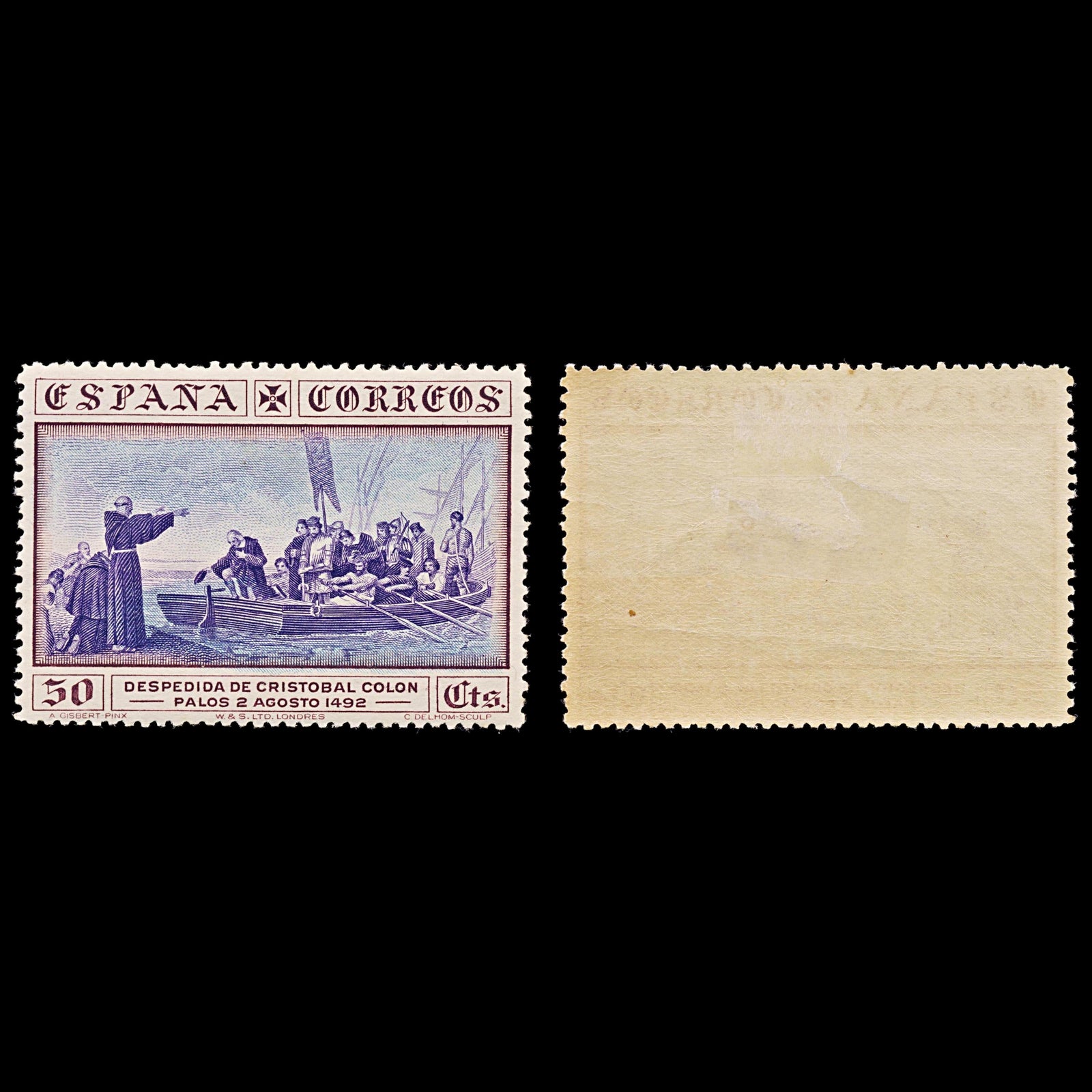 7921: Spain SG604 50c Blue & brown 1930 Sc#429 Mi513 Mint MH C£14