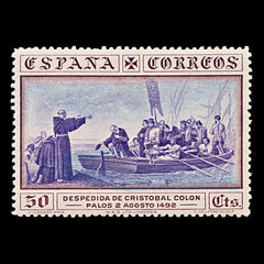 7921: Spain SG604 50c Blue & brown 1930 Sc#429 Mi513 Mint MH C£14, view 3