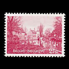 7923: Belgium SG1535 2+1F Carmine rose 1954 Sc#B562 Mi996 Mint MH C£16, view 3