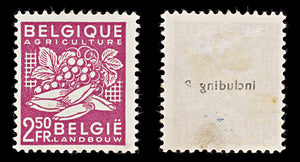 7924: Belgium SG1223 2.50F Red lilac 1948 Sc#380 Mi810 Mint MH C£10