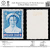 7926: Belgium SG1440 4+1F Red & Blue 1953 Sc#B536 Mi965 USed C£11