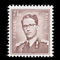 7928: Belgium SG1466 7.50F Brown 1957 Sc#463 Mi1130x Mint MNG C£110, view 3