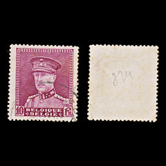 7930: Belgium SG591 10F Lilac rose 1931 Sc#236 Mi313 Used C£19, view 2