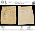 7935: France SG15 40c Orange 1850 Sc#7a Mi5a Used C£130