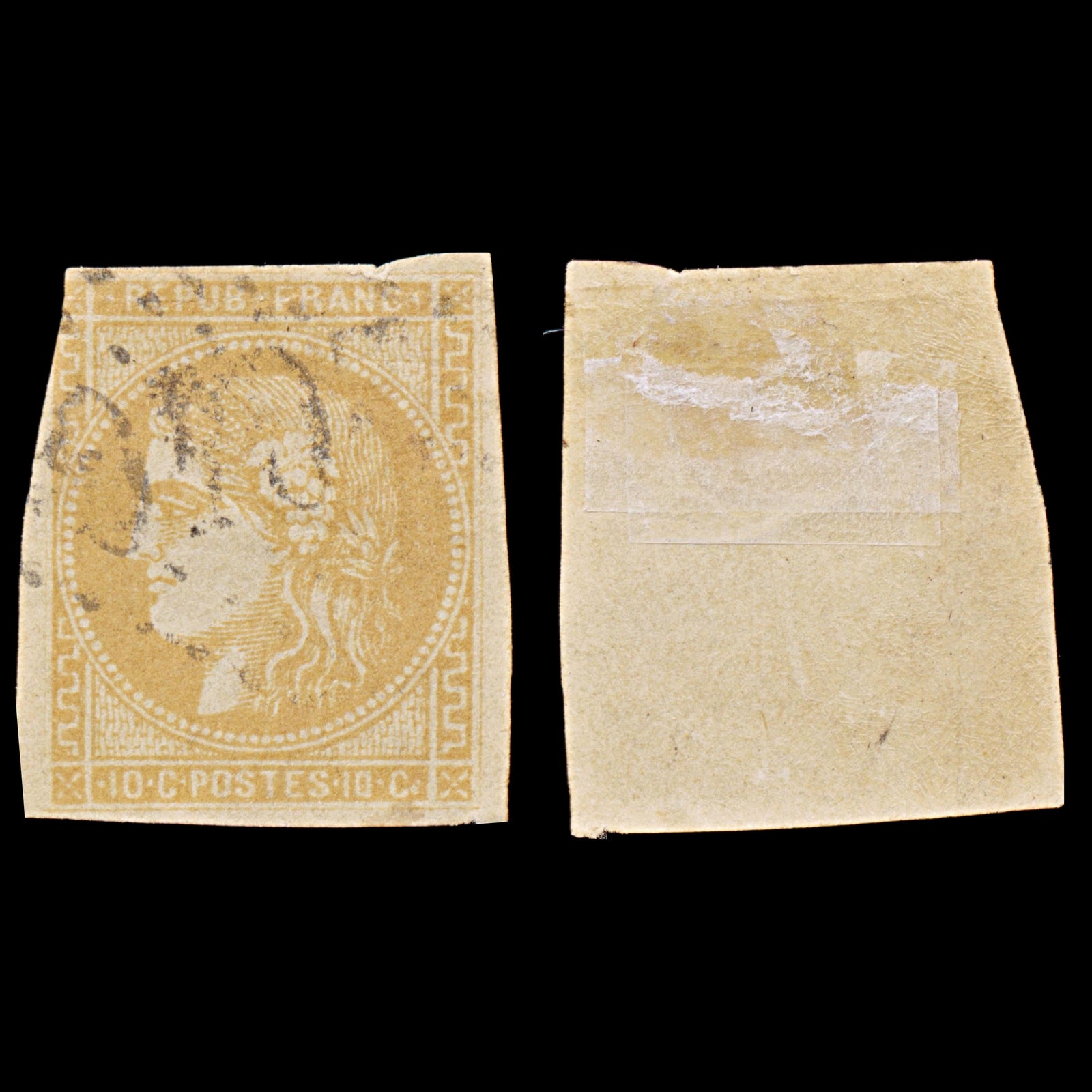 7935: France SG15 40c Orange 1850 Sc#7a Mi5a Used C£130