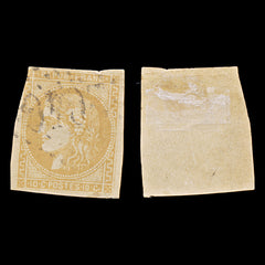 7935: France SG15 40c Orange 1850 Sc#7a Mi5a Used C£130, view 2