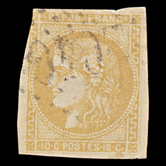 7935: France SG15 40c Orange 1850 Sc#7a Mi5a Used C£130, view 3