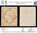 7939: France SG64 40c Orange 1853 Sc#18 Mi15a Used C£20