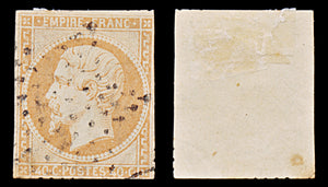 7939: France SG64 40c Orange 1853 Sc#18 Mi15a Used C£20