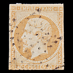 7939: France SG64 40c Orange 1853 Sc#18 Mi15a Used C£20, view 3
