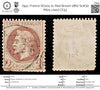 7941: France SG104 2c Red Brown 1862 Sc#30 Mi25 Used C£33