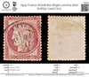 7943: France SG208 80c Bright carmine 1872 Sc#63c Used C£17