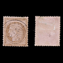 7944: France SG194 10c Brown 1873 Sc#55 Mi49 Used C£15, view 2
