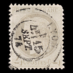 7948: France SG189 4c Grey 1872 Sc#52 Mi47 Used C£55, view 3