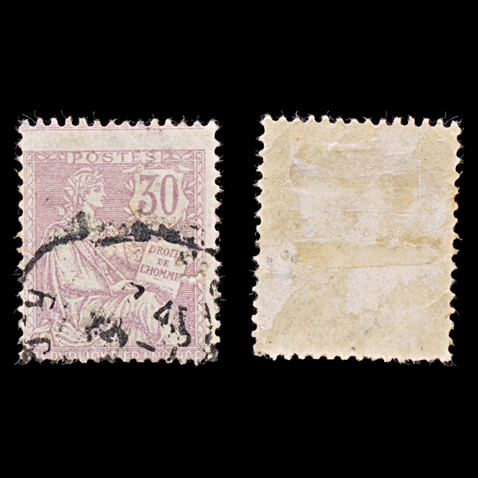 7949: France SG313 30c Violet 1902 Sc#137 Mi106 Used C£19