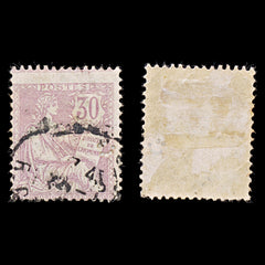 7949: France SG313 30c Violet 1902 Sc#137 Mi106 Used C£19, view 1
