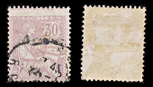 7949: France SG313 30c Violet 1902 Sc#137 Mi106 Used C£19
