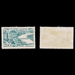 7951: France SG1056 200F Dark blue green 1949 Sc#C24 Mi862 Mint MH C£22, view 1