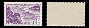 7952: France SG1057 300F Dark violet 1949 Sc#C25 Mi863 Mint MH C£26