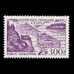 7952: France SG1057 300F Dark violet 1949 Sc#C25 Mi863 Mint MH C£26, view 3