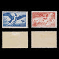 7969: France SG969/970 "Tourism" Set of 2 1947 Sc#C20/C21 Mi750a/751a Mint MH C£20
