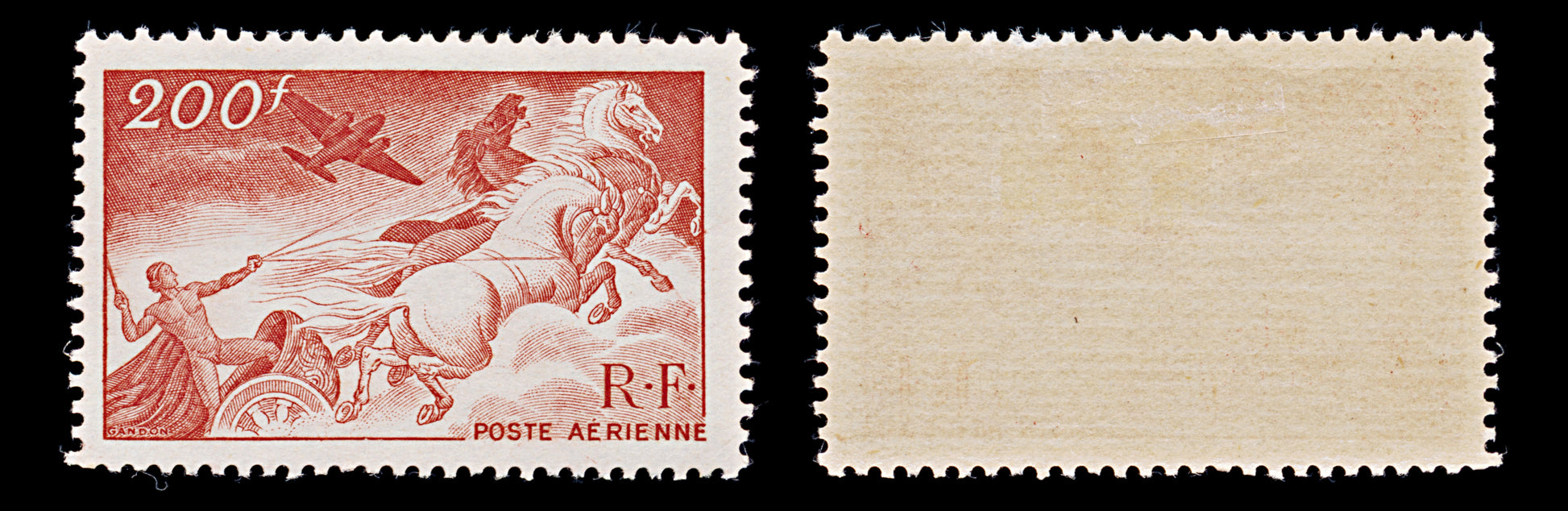 7969: France SG969/970 "Tourism" Set of 2 1947 Sc#C20/C21 Mi750a/751a Mint MH C£20