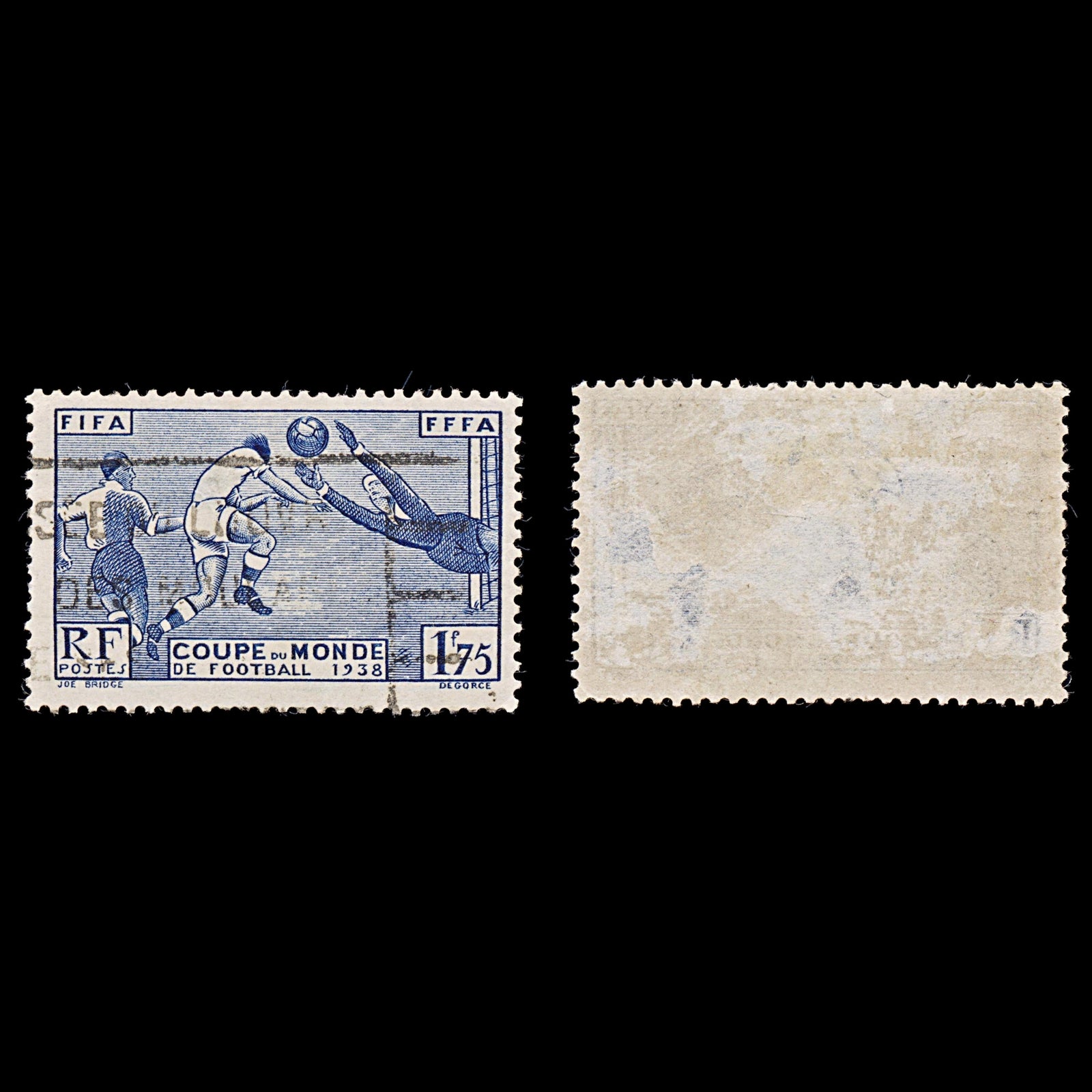 7971: France SG612 1.75F Dark ultramarine 1938 Sc#349 Mi427 Used C£17