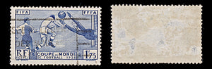 7971: France SG612 1.75F Dark ultramarine 1938 Sc#349 Mi427 Used C£17