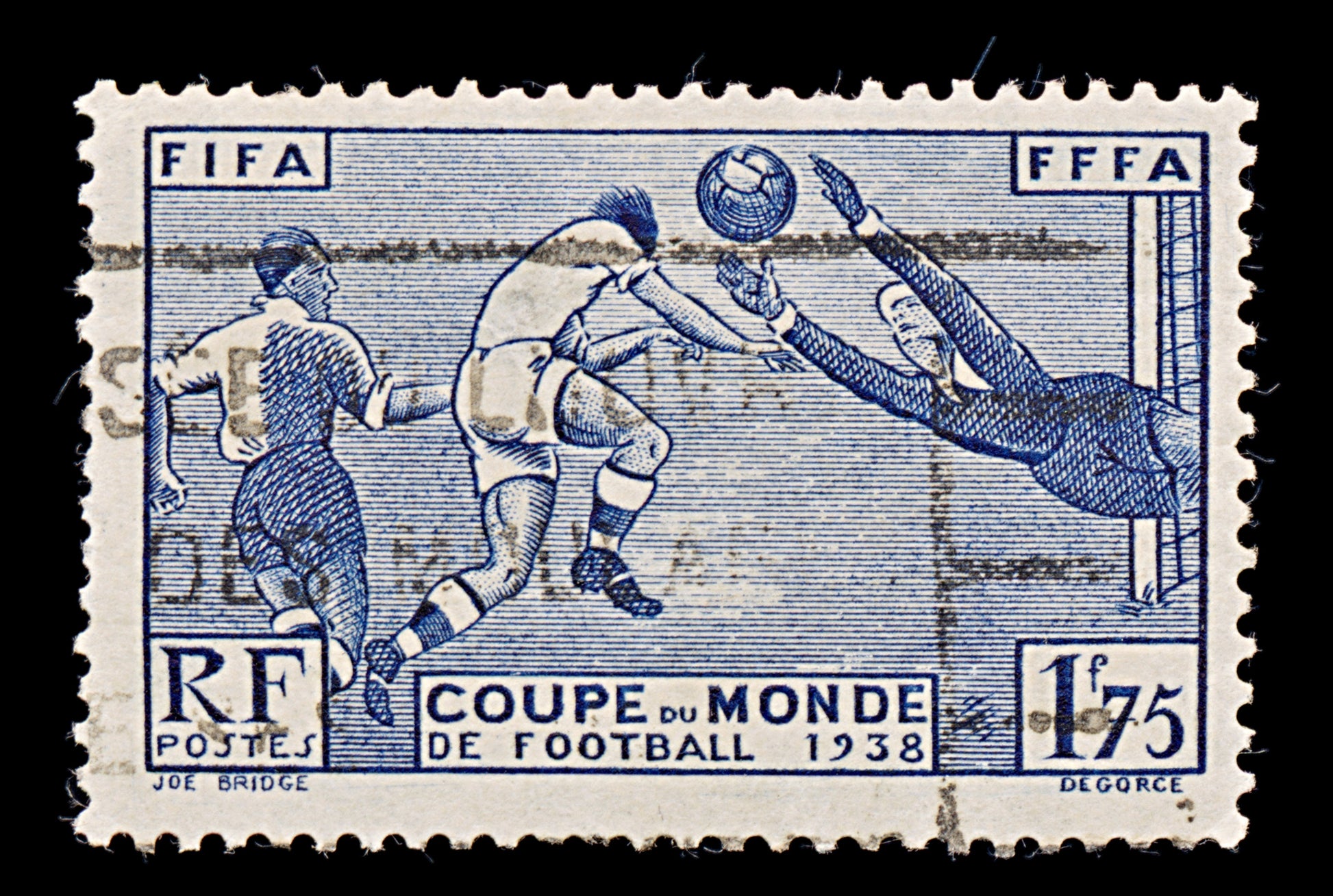 7971: France SG612 1.75F Dark ultramarine 1938 Sc#349 Mi427 Used C£17