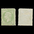 7974: France SG89 5c Green 1862 Sc#23 Mi19a Used C£13