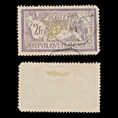 7979: France SG307 2F Violet & Yellow 1900 Sc#126 Mi99x Used C£100, view 2