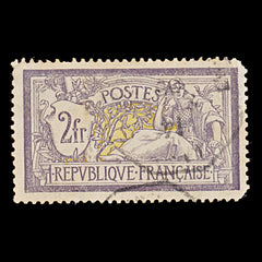 7979: France SG307 2F Violet & Yellow 1900 Sc#126 Mi99x Used C£100, view 3