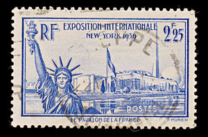 7981: France SG638 2.25F Violet ultramarine 1939 Sc#372 Mi444 Used C£8