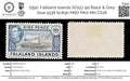 7990: Falkland Islands SG157 9d Black & Grey blue 1938 Sc#90 Mi87 Mint MH C£28