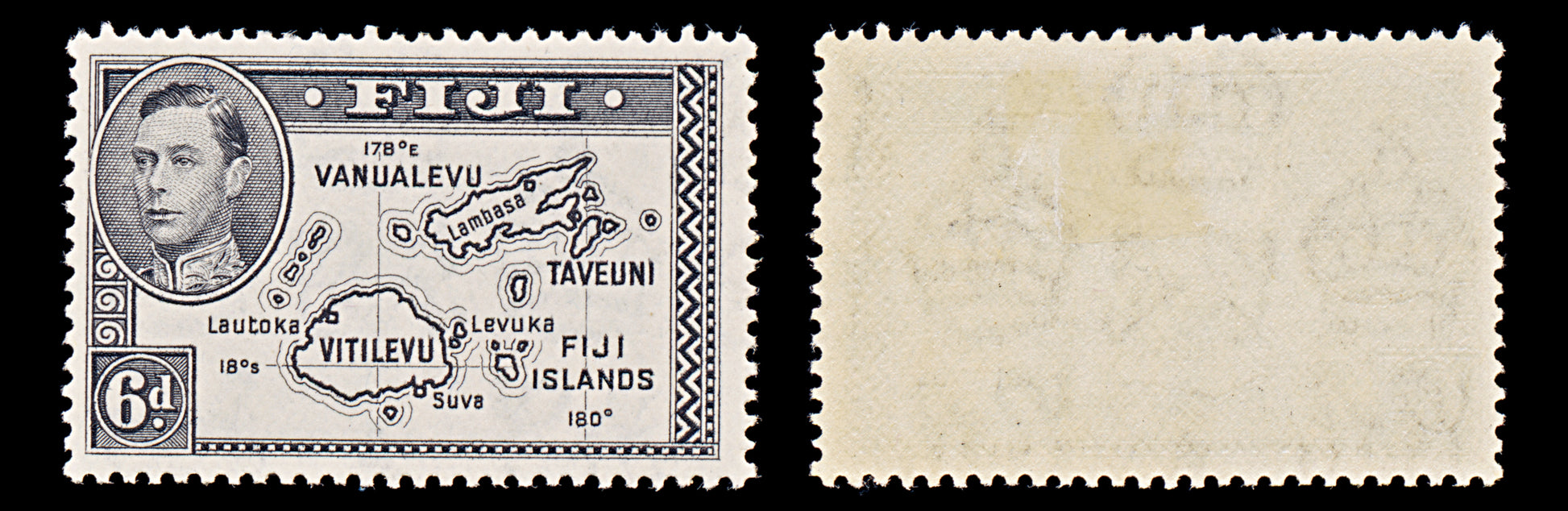 7992: Fiji SG261 P13½ 1940 Sc#135 Mi101aD Mint MH C£11