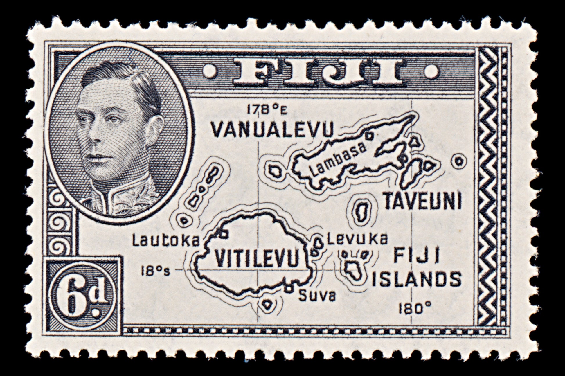 7992: Fiji SG261 P13½ 1940 Sc#135 Mi101aD Mint MH C£11
