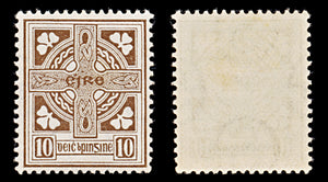 8000: Ireland SG81 10d Olive brown 1923 Sc#75 Mi50A Mint MVLH C£18