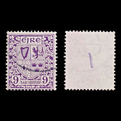 8001: Ireland SG80 9d Deep violet 1923 Sc#74 Mi49A Used C£22, view 2